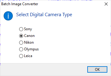 Batch convert Canon CR2 images to jpg - Choose Canon