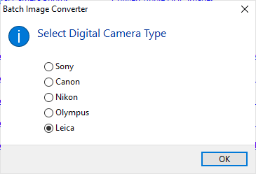 Batch convert Leica DNG images to jpg - Choose Leica