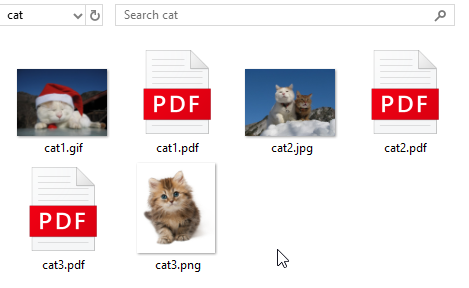 Batch convert images to PDF files - output pdf files