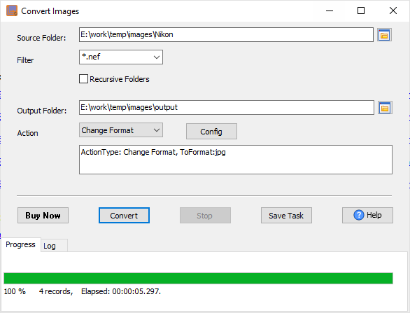 Batch convert Nikon NEF images to jpg - convert Nikon NEF