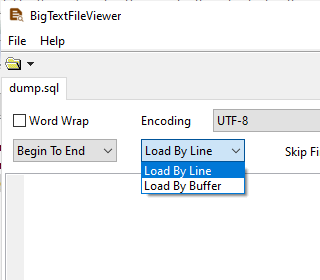 Load Huge Text File By Lines Or Buffer Size