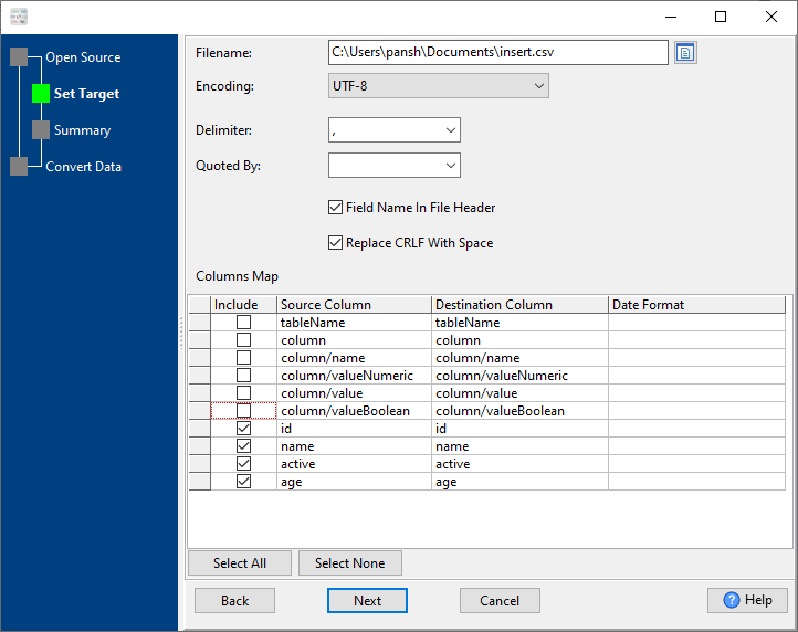 Convert XML attributes to CSV columns - set CSV