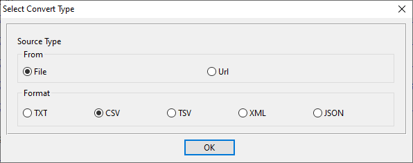 Split big CSV file by column value - select file type