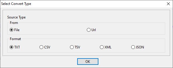 Split big TXT file by column value - select file type