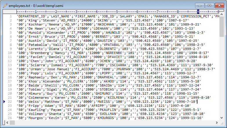 Split big TXT file by column value - view the source txt file