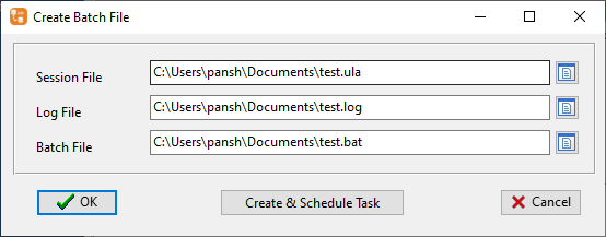 convert SQL Server to Access - create batch file