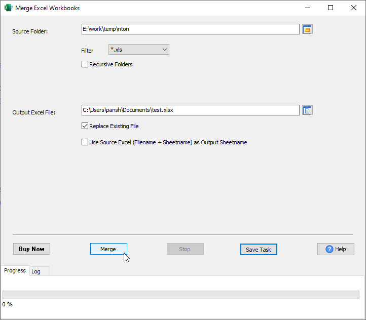 Transform Excel Data - Merge Excel workbooks