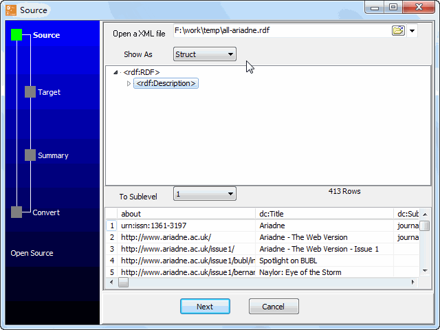 import RDF file to MongoDB - open RDF file