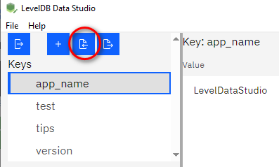 Import LevelDB keys