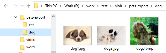 dog folder