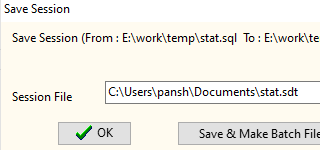 Split Big Text File to Smaller Files - sava/load session